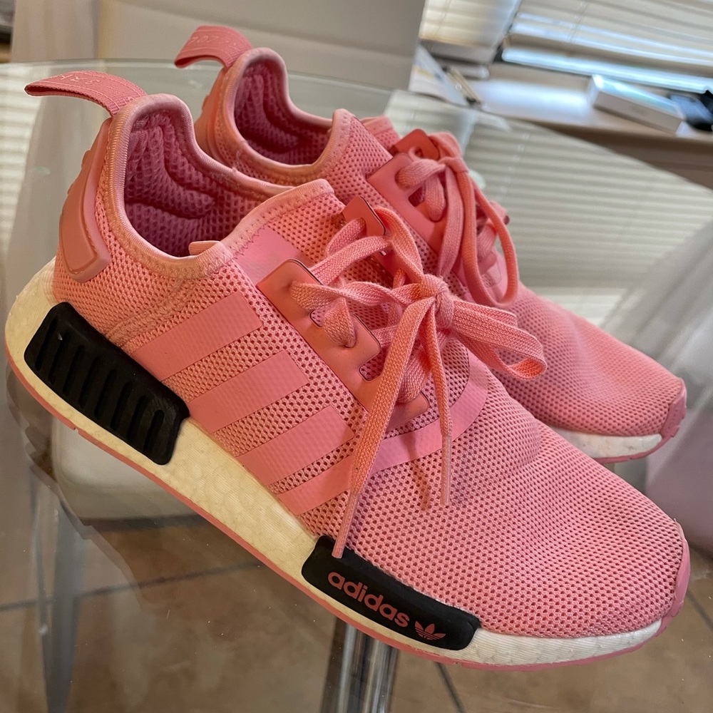 Pink Adidas shoes